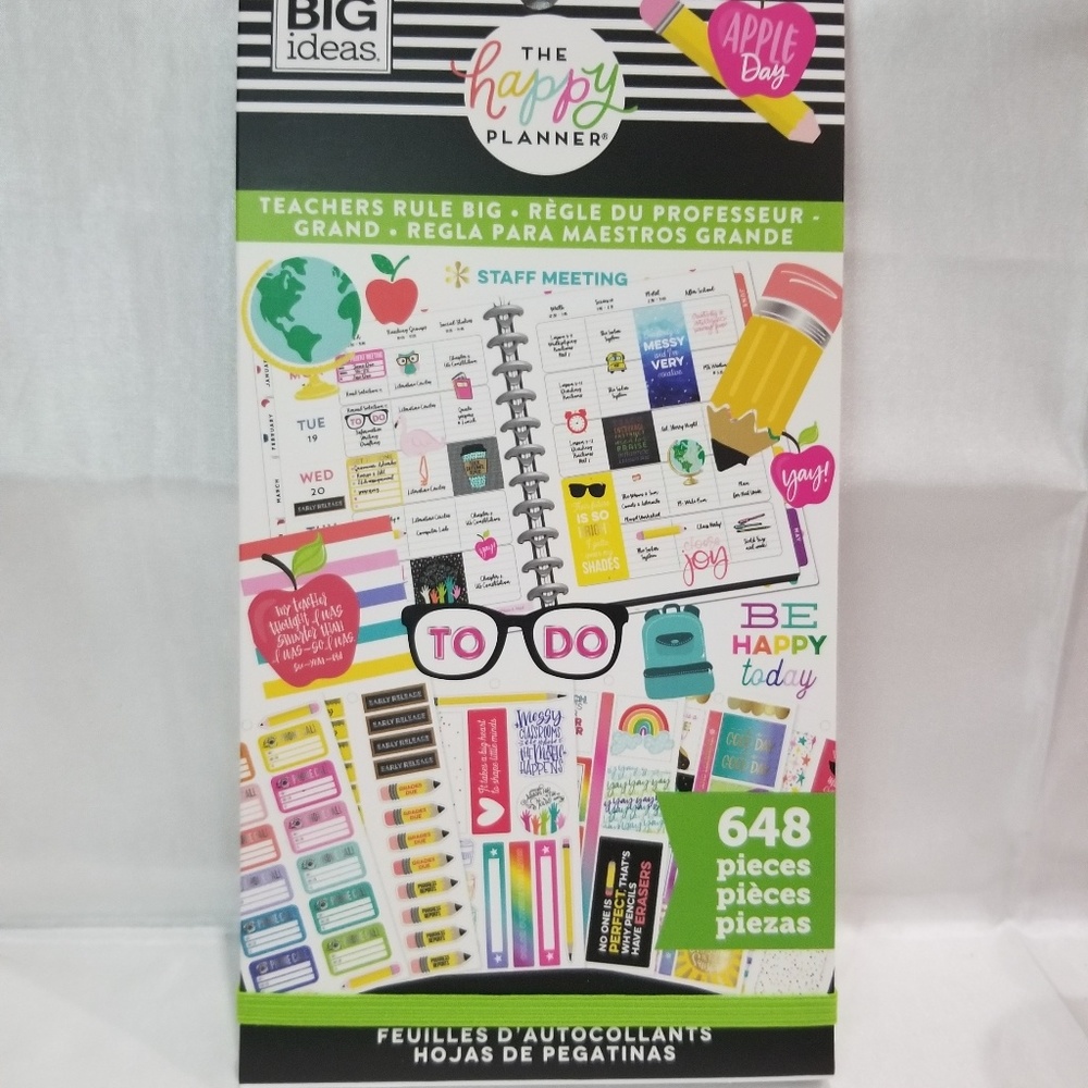 Teacher Rule Big Sticker Book The Happy Planner